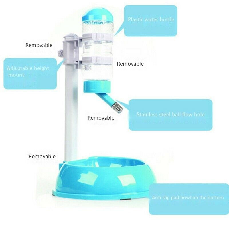 500Ml Plastic Bottle Dog Cat Water Fountain Drinking Pet Supplies Water Dis I6O2