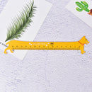Cute Dog Shape Ruler Mini Plastic Straight Ruler For Kids School Supplies Gift Z