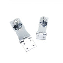 3 Inch Stainless Steel Plating Self Locking Security Hasp Staple 2 Keys LockW6I8