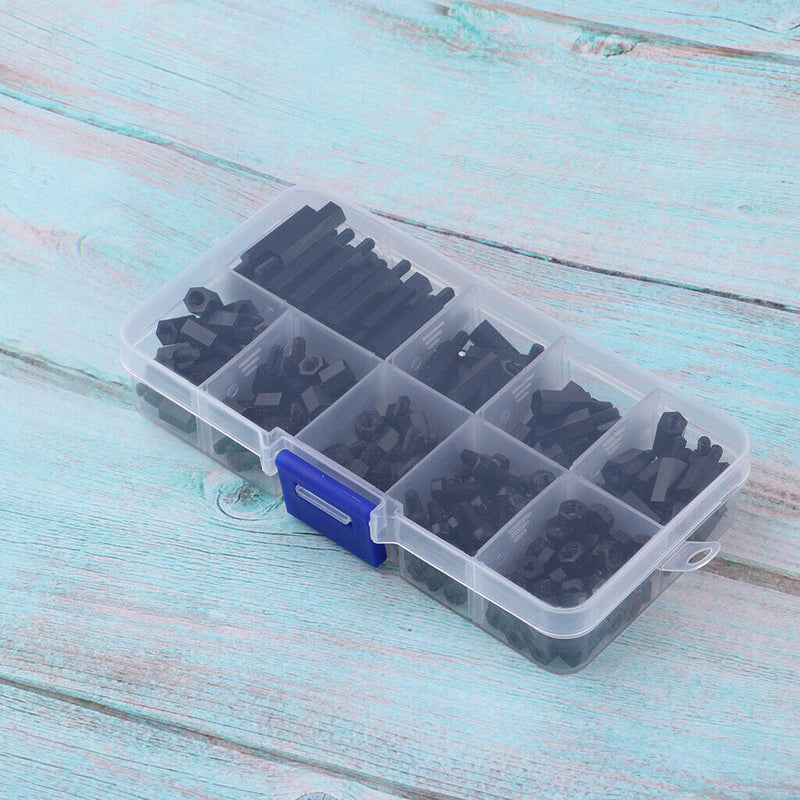 180Pcs M3 Male Female Hex Nylon Spacer Standoffs Prototyping Accessories for RC