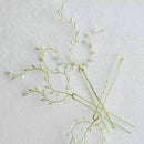 Wedding Party Hairpin Imitated Headdress Plait Hairclip Vine Accessories J1 K7V8