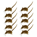 10 Piece Spoof Prop Mouse Statue Mice Tree Lawn