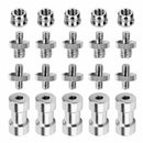 1/4 to 3/8 Screw Adapter Converter Threaded Screws Adapter Spigot Screw Mou