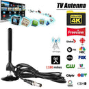 1180 Miles 4K Digital HDTV Aerial Indoor Amplified Antenna with DVB-T2 Freeview