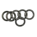 Spring Snap Hooks Gate O Ring Keyring Organizing Accessory Buckle Black