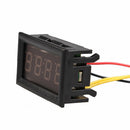 4 Digit 0.4inch Blue LED Digital Electronic Clock for Car Motorcycle Motor