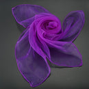 Lovely Fashion Plain Square Chiffon neck Scarf Head Scarves 70 cm x 70cm (P