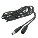 5.5mm x 2.1mm DC Power Jack Male to Female Extension Cable Cord Lead Connec