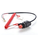 Boat Outboard Engine Motor Kill Stop Switch With Safety Lanyard For Quad ATV MO