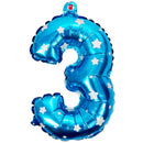 5X(16 inch foil balloons Air digit balloon birthday wedding decoration bal H7L1)