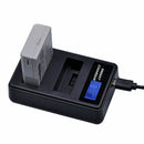 1X(Lp-E5 Usb Lcd Display Dual Port Battery Charger For 450D 500D 1000D Kiss