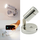 12V Dimming LED Spot Reading Light Touch Wall Lamp Van Trailer RV Murals Caravan