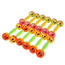 Plastic Cartoon Baby Hand Bell Rattles Music Gift Newborns Children Grasp Toys