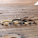 Women'S Natural Shell Bead Bracelet Starfish Turtle Charm Bracelet Handmade H3N6