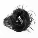 Women Black Hair Wave Scrunchie Bun Extensions Curly Ponytail Hairpiece K7W5