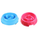 2x Pet Dog Puppy Slow Feed Feeder Food Water Bowl Dish Anti Gulp Stop Bloat