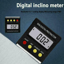 Cube Inclinometer Angle Gauge Meter LCD Digital Protractor Box Level Electr L4N4