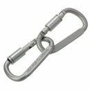 8 PCS Aluminum D-Ring Locking durable Strong and Light Large Carabiner Clip A2F4