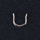 100pcs Fishing U Shaped Ring Baits Lure Tool Stainless Steel Tackle Accessories
