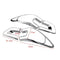 4Pcs Car Tail Light Cover Trim Frame Abs Chrome Decoration For Renault Kadj J7P4