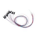 10Pc Street Light Leds Lamp Post for Train Park LANDSCAPE Layout Decor 1:100