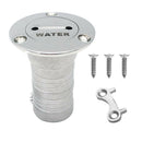 Marine Boat Deck Water Fill/Filler with Key Cap 1-1/2 Inch,  Stainless Steel