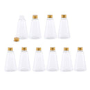 10x 90ml Plastic Clear Bottle Travel Lotion Liquid Shampoo Makeup Container