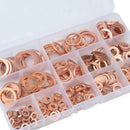 300Pcs Flat Ring Washer Assortment Copper Plain Washers Assortment Set with