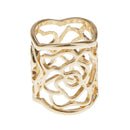 2 Pieces Luxury Scarf Buckle, Women Hollow Scarf Holder Ring Metal Elegant