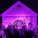Solar String Lights Waterproof Copper Wire Fairy Lamp (Pink White 100LED)