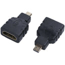 Adapter Coupling HDMI A female + HDMI Micro-D male 2pcs H9F4