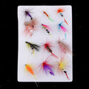12pcs Mixed Fly Fishing Flies Fly Bait for Saltwater Freshwater Gamefish