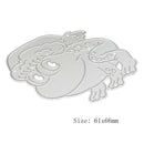 Animal Metal Stencil Cutting Die DIY Scrapbooking Frog Paper Card Craft
