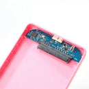 USB 3.0 HDD Box 2.5 inch Serial Port SATA SSD Hard Drive Enclosure (Pink) A