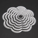 7Pcs/Set Flower Circles Metal Cutting Dies Stencils DIY Scrapbook hv2n