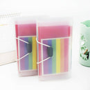 New Office A6 Expanding File Folder Wallet Organ Bag 13 Layer Rainbow Hang  N4I5