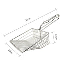 Litter Scooper Stainless Steel Saves Time & Reduces Dust Metal Craft