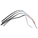 4 x 30cm 15 LED String Strip Blue Waterproof 12V