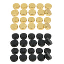 40 Packs Mini Round Tin Jars Screw Top Cosmetic Container Travel Tins Box