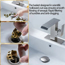 Vessel Sink Drain,Bathroom Pop-Up Drain with Detachable Basket Stopper, Ant
