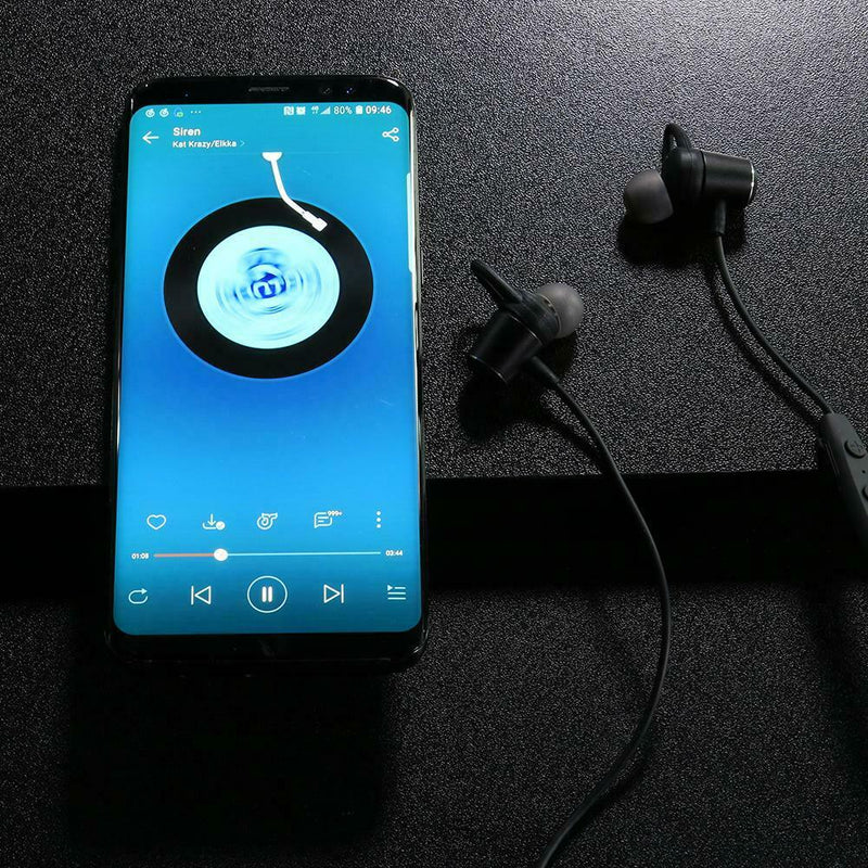 W1 Magnetic Bluetooth In-ear Earphone Stereo Earbuds Headset w/ Microphone