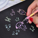 6 Color Creative Highlighters Gel Pen School Office Supplies Stationery 1PC