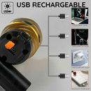 Bicycle Front Rear Light Rechargeable USB Headlamp Headlight BIke LED T6