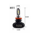 Car LED Headlight Bulb kit h8/h9/h11 6500K IP65 Auto lamp fog LED Bulb DG QIB