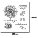 Transparent Silicone Stamp for DIY Scrapbook Embossing Paper Card Craft (B) A