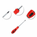Phillips Screwdriver Length Shank Magnetic Tip Long Shaft Cross Head 25cm Red
