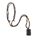 Raw Black Tourmaline Crystal Necklace