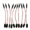 2X9V Battery Power Cable Plug Clip for Arduino with jack connector 5.5*2.1mm 3CD