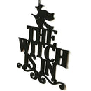 The Witch Is In Halloween Non-woven Hanging Witch Wall Door Decoration Hall