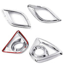 Bumper Fog Light Chrome Garnish for Mazda Cx-5 Cx5 2013-2015 Car Rear Tail  O4D5